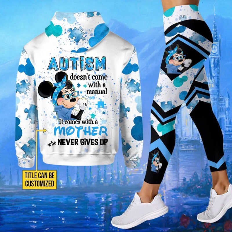Autism Doesn't Come With A Manual - Personalized Autism Awareness Hoodie and Leggings