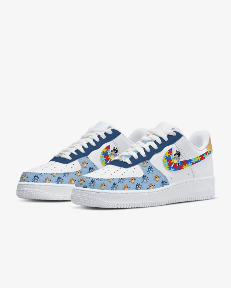 Autism Awareness Bluey AF1
