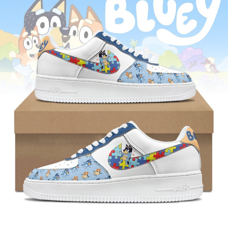Autism Awareness Bluey AF1
