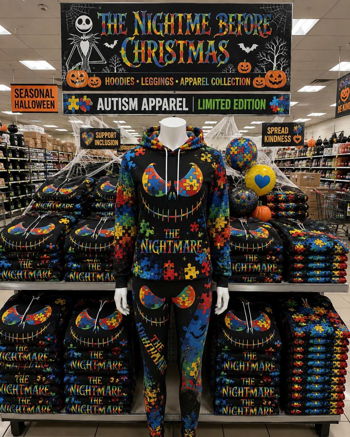 Autism Jack Hoodie and Leggings