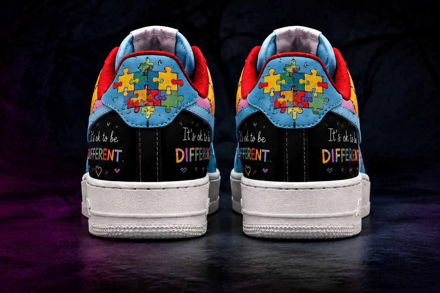 Autism Sally Inspired AF1 Sneakers