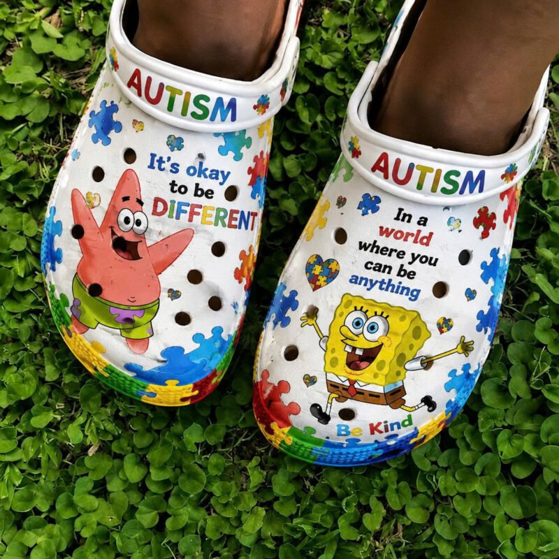 Autism Spongebob Crocs