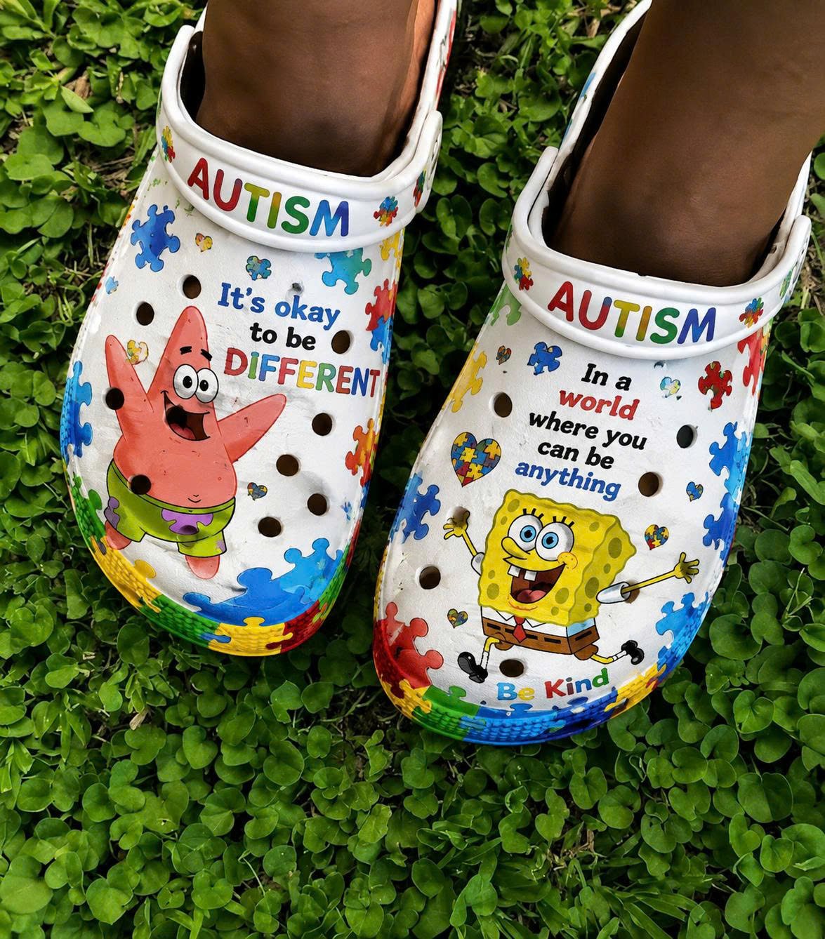 Autism Spongebob Crocs