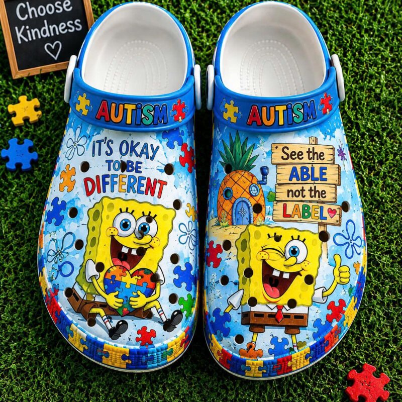 Autism Spongebob Crocs